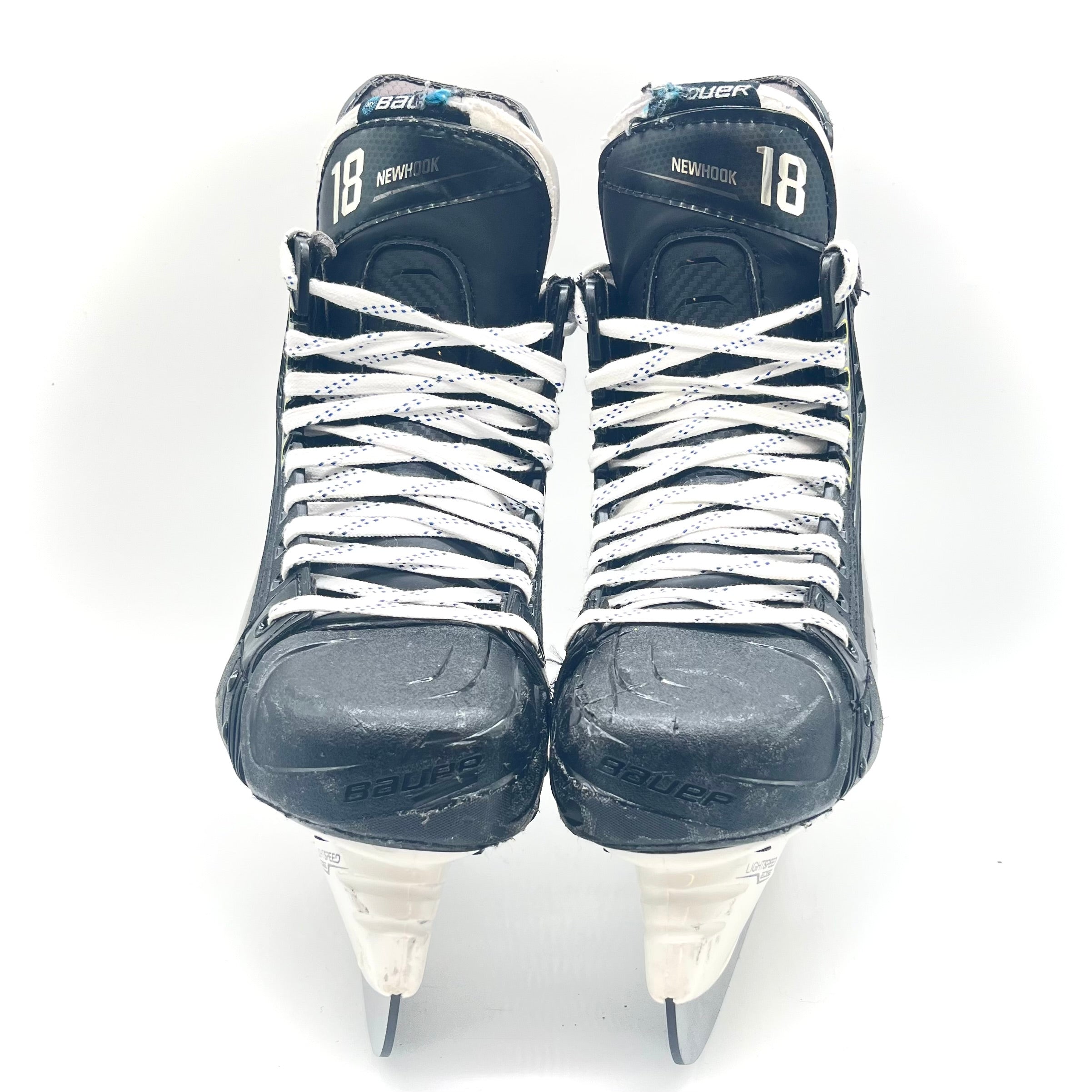 Bauer Vapor Hyperlite – Patins de hockey d'occasion NHL Pro Stock – Alex Newhook